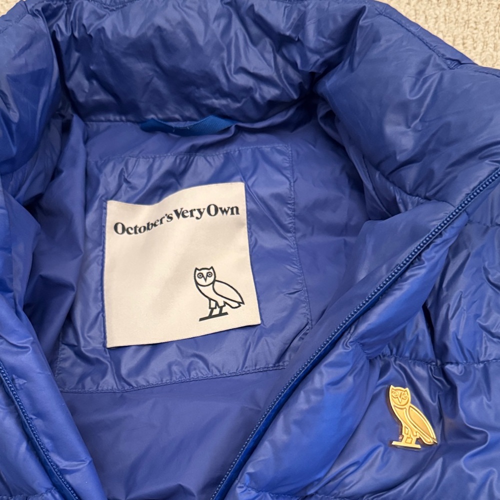 OVO Blue Puffer Jacket - Picture 2 of 2